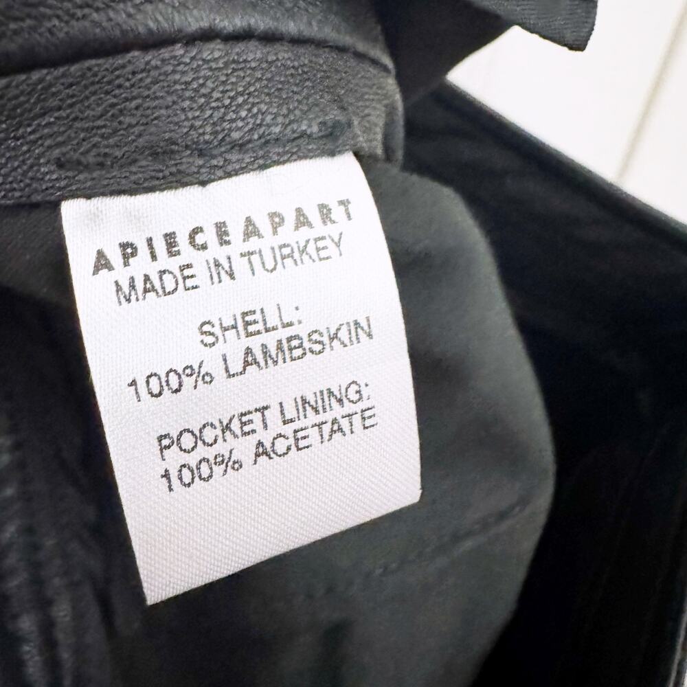 Apiece Apart Monterey Leather Pants in Black (Size 2) - Picture 11 of 13